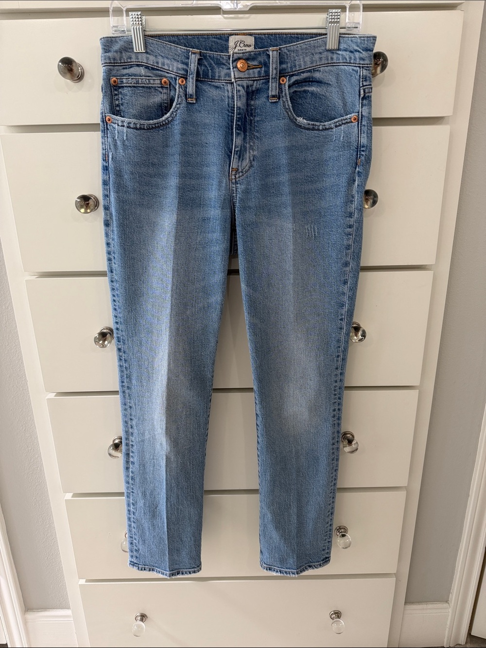 J. Crew Light Blue Straight-Leg Women's Jeans